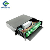 Drawer Type ODF 144 Core Fiber Optic Distribution Frame Box With Splice Cassette LC/APC